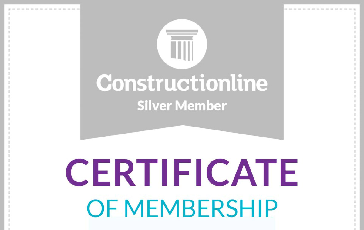 CONSTRUCTIONLINE SILVER CERTIFICATION